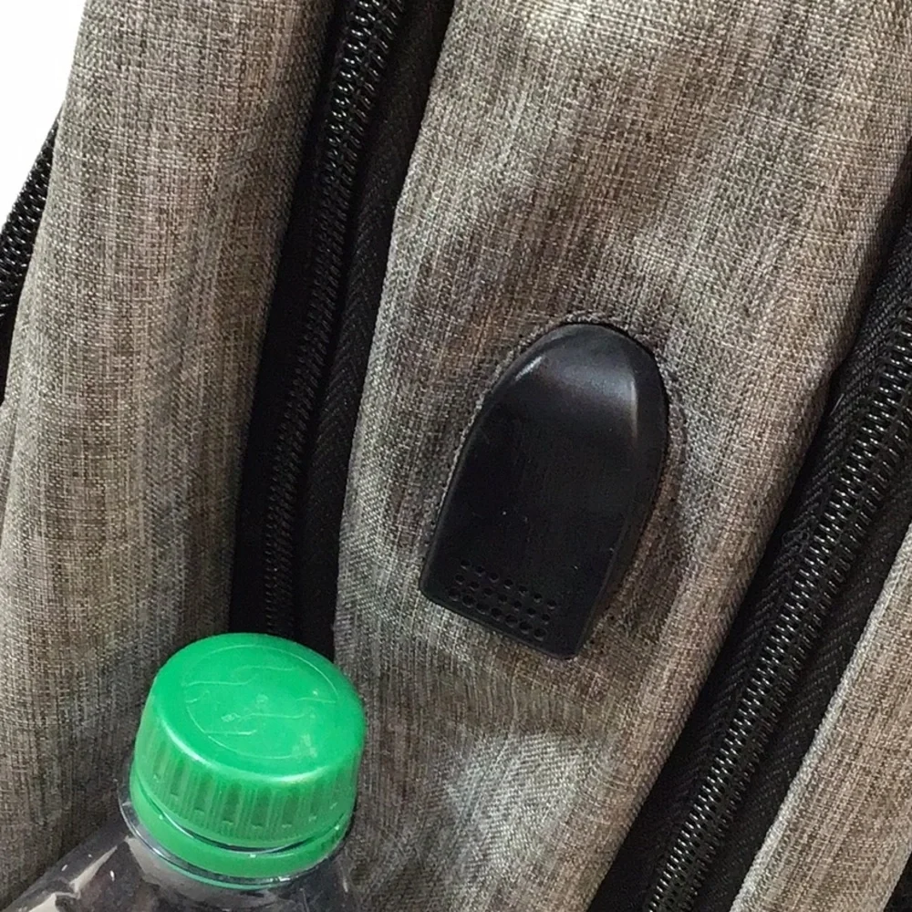 Matein gray fabric multi pocket backpack NWOT